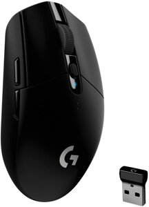 Мышка игровая беспроводная logitech G305 lightspeed BLACK 12000dpi/BT/RGB/99g (910-005282)