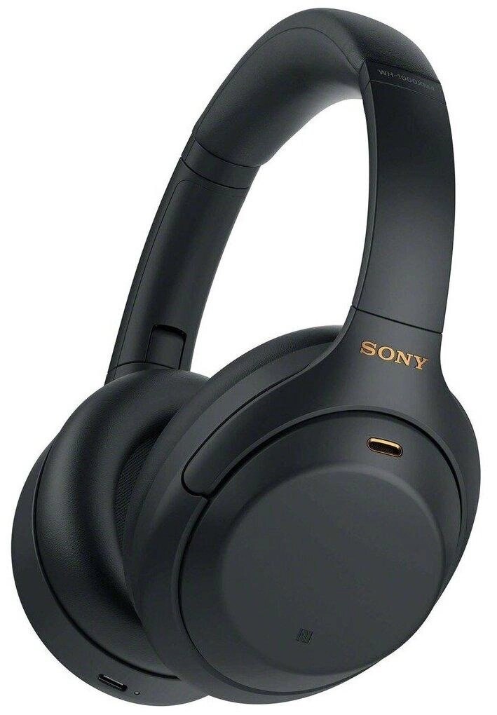 Накладные наушники Sony WH1000XM4B. E черный от компании Trento - фото 1