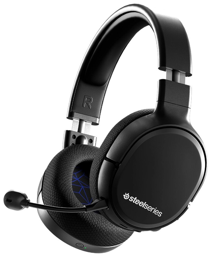 Наушники-гарнитура игровые SteelSeries Arctis 1 Wireless 61512 черный от компании Trento - фото 1