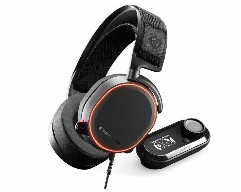 Наушники-гарнитура игровые SteelSeries Arctis Pro + GameDAC 61453 черный от компании Trento - фото 1