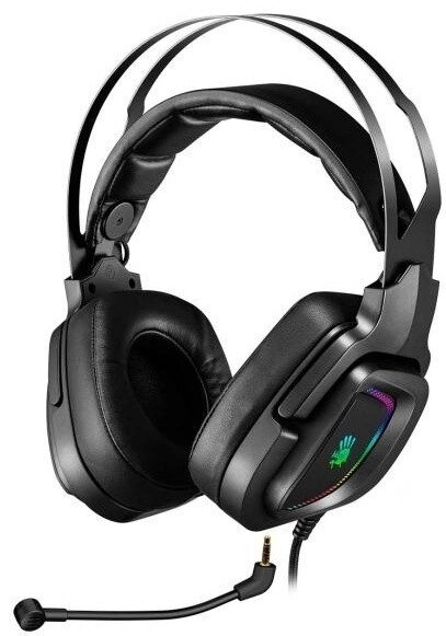 Наушники игровые Bloody G570 USB/20Hz-20kHz/16Om/105dB/Mic:100Hz-10KHz/44dB/2m/Черный-Серый от компании Trento - фото 1