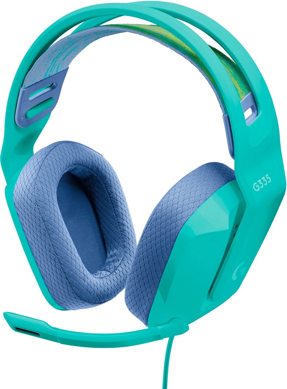 Наушники Logitech гарнитура игровая G335 MINT (981-001024)(D) от компании Trento - фото 1