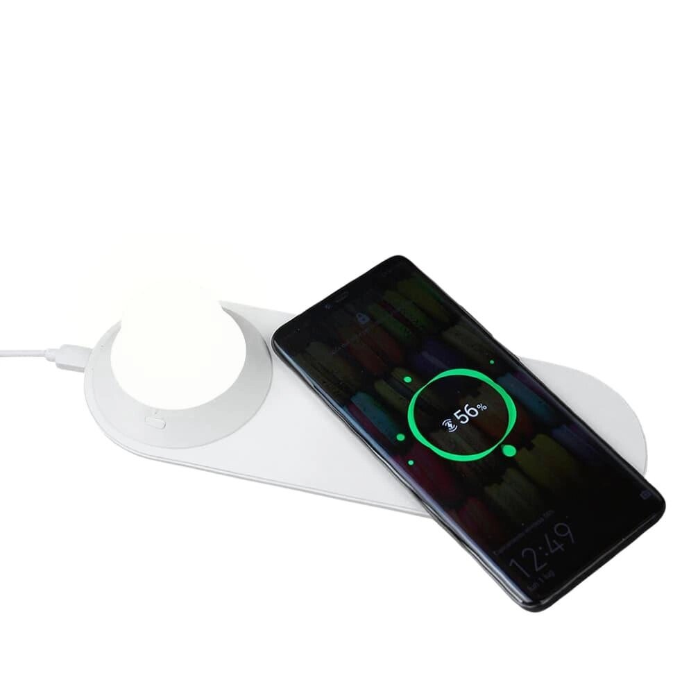 Ночник-светильник с беспроводной зарядкой Yeelight Wireless Charge Nightlight, модель YLYD08YI от компании Trento - фото 1