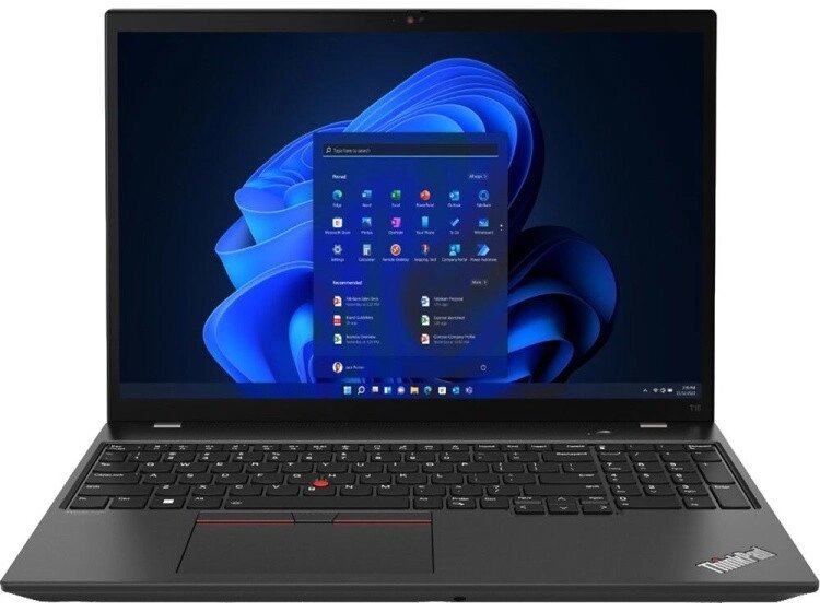 Ноутбук Lenovo ThinkPad T16 16,0'wuxga/Core i7-1255u/16Gb/1TB/Win 11pro (21BV009JRT) от компании Trento - фото 1
