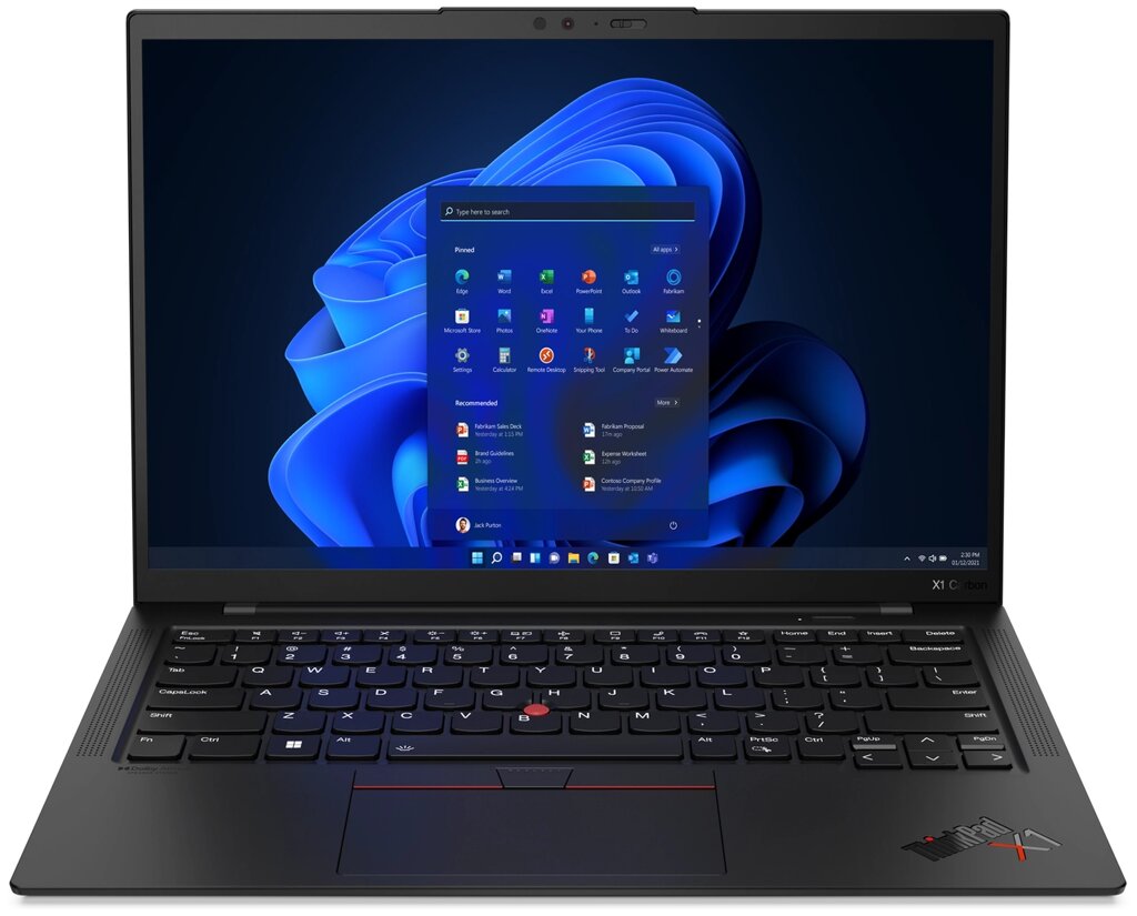 Ноутбук Lenovo Thinkpad X1 Carbon 14,0'wuxga/Core i7-1255u/16gb/512gb/Win11 pro (21CB004HRT) от компании Trento - фото 1
