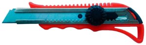 Нож "ЭКСПЕРТ" PP 8118, с винтовым фиксатором, сегментированное лезвие, 18мм (12шт/360шт)