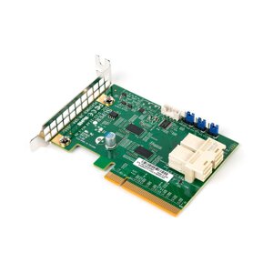 Nvme host bus адаптер supermicro AOC-SLG3-2E4r-O