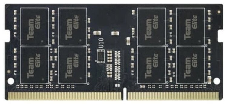 Оперативная память для ноутбука 32GB DDR4 2666Mhz Team Group ELITE PC4-21300 CL19 SO-DIMM TED432G2666C19-S01 от компании Trento - фото 1