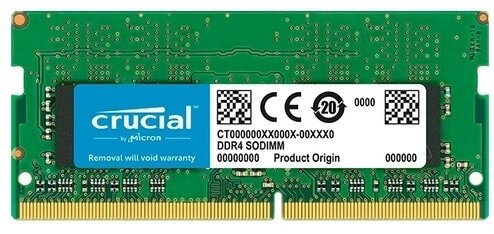 Оперативная память для ноутбука 4Gb DDR4 Crucial  CL19 PC4-21300  CT4G4SFS8266 от компании Trento - фото 1