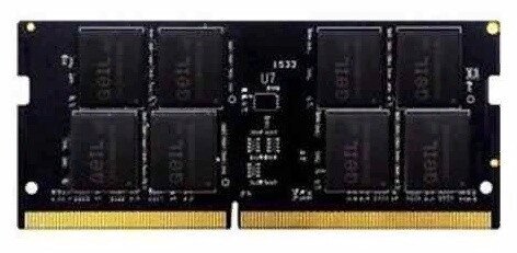 Оперативная память для ноутбука 8GB DDR4 2666MHz GEIL PC4-21330 SO-DIMM 1.2V GS48GB2666C19S от компании Trento - фото 1