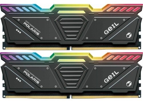 Оперативная память с RGB подсветкой 32GB Kit (2x16GB) GEIL POLARIS RGB 5600Mhz DDR5 PC5-44800 38-44-44-84 от компании Trento - фото 1