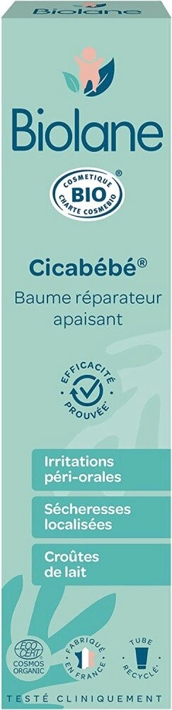 Органический восстанавливающий и успокаивающий бальзам BIOLANE  40 мл. 3286010076007 от компании Trento - фото 1