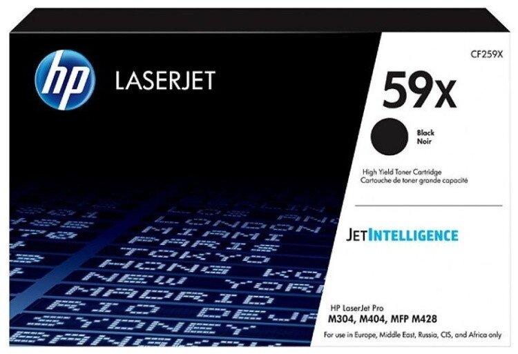 Оригинальный лазерный картридж увеличенной емкости HP LaserJet 59X, черный от компании Trento - фото 1