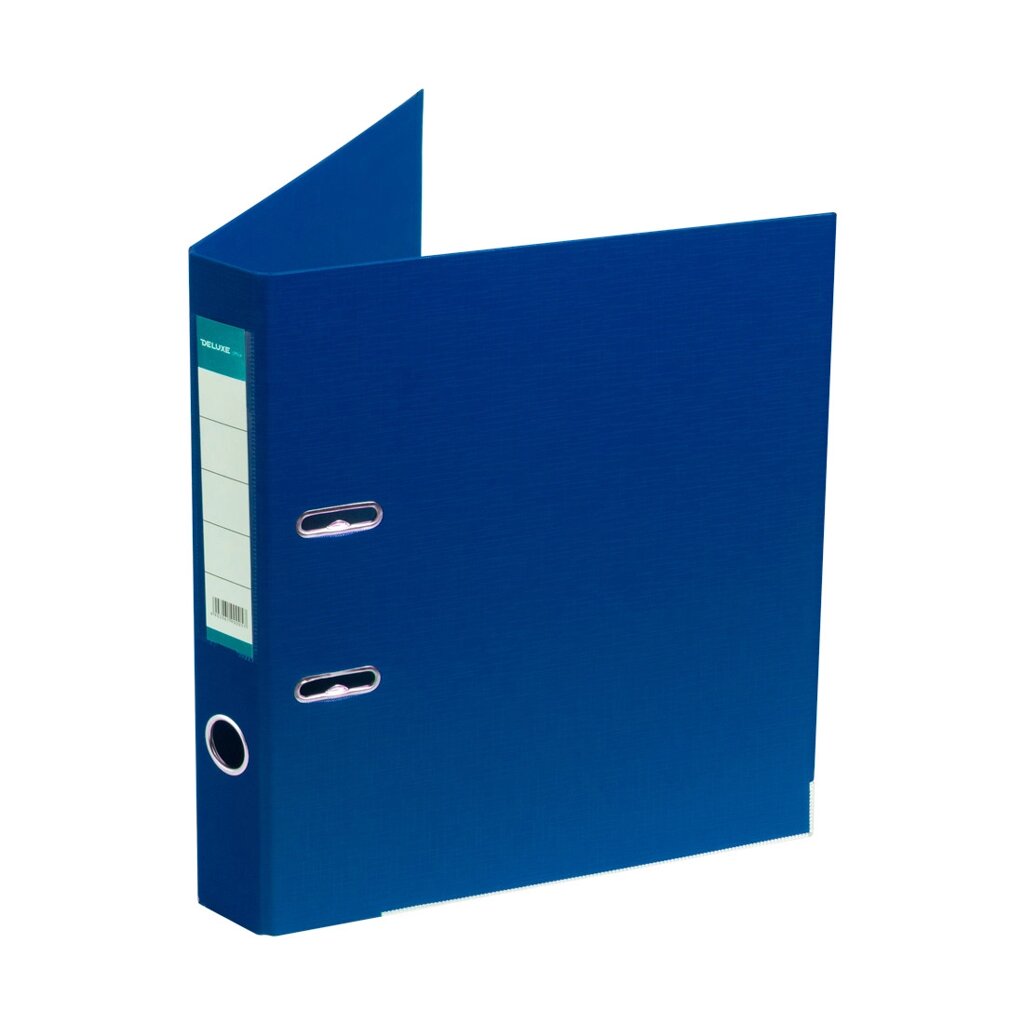 Папка-регистратор Deluxe с арочным механизмом, Office 2-BE21 (2" BLUE), А4, 50 мм, синий от компании Trento - фото 1