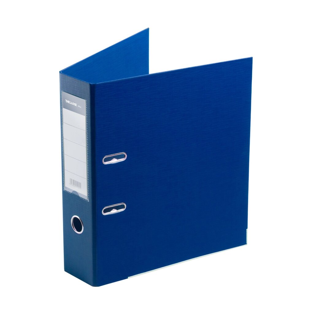 Папка-регистратор Deluxe с арочным механизмом Office, 3-BE21 (3" BLUE) от компании Trento - фото 1