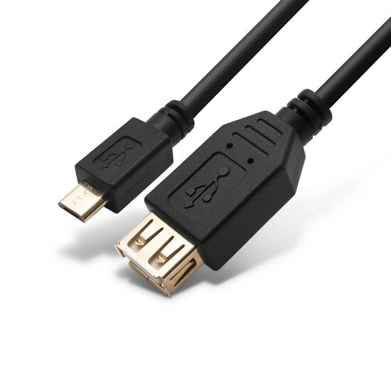 Переходник MICRO USB на USB Host OTG SHIP US109-0.15B Блистер от компании Trento - фото 1