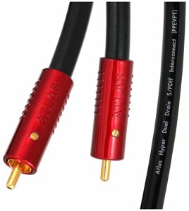 Кабель межблочный Atlas Hyper Achromatic RCA, 1,5м в Алматы от компании Trento