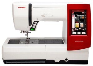 Швейная машина Janome Memory Craft 9900, белый/красный