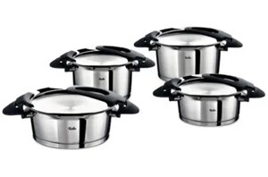 Набор кастрюль 4пр. Intensa black Fissler, Германия 016 128 04 000 , набор в Алматы от компании Trento