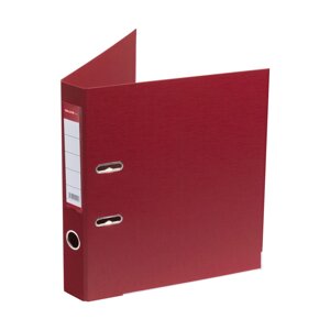 Папка-регистратор Deluxe с арочным механизмом, Office 2-RD24 (2" RED), А4, 50 мм, красный