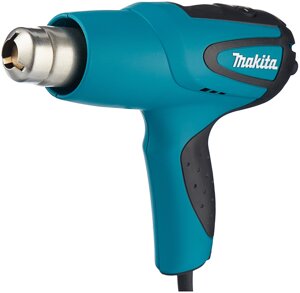 Строительный фен Makita HG651CK Case, 2000 Вт бирюзовый