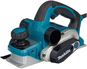 Сетевой электрорубанок Makita KP0810C, без аккумулятора, 1050 Вт синий/черный/серый