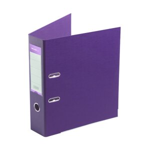 Папка-регистратор Deluxe с арочным механизмом, Office 3-PE1 (3" PURPLE), А4, 70 мм, фиолетовый