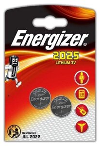 Элемент питания Energizer CR2025 -2 штуки в блистере. в Алматы от компании Trento