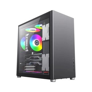 Компьютерный корпус Gamemax SPARK PRO BLACK без Б/П в Алматы от компании Trento