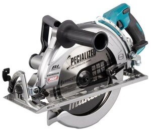 Аккумуляторная дисковая пила Makita RS002GZ, 40 В, синий/серебристый