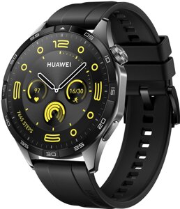 HUAWEI WATCH GT 4 (46mm) Black Fluoroelastomer Strap (Phoinix-B19F)