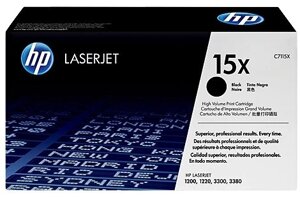 Картридж лазерный HP C7115X, Черный, На 3500 страниц (5% заполнение) для HP LaserJet 1000w/1200/n/1220/33xx в Алматы от компании Trento
