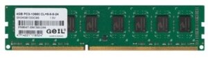 Оперативная память 4GB DDR3 1333MHz GEIL PC3-10600 GN34GB1333C9S ОЕМ