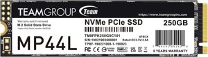 Твердотельный накопитель 250GB SSD TeamGroup MP44L M. 2 2280 PCIe4.0x4 NVMe R4650Mb/s, W1900MB/s