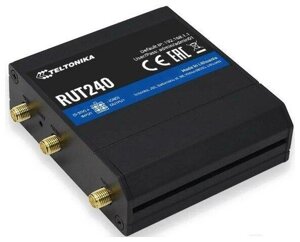 Маршрутизатор TELTONIKA/RUT240 Промышленный/WAN 1xRJ45 10/100Mbps, 1xMiniSIM – 2FF 4G/LTE (Cat 4)/LAN 1xRJ45