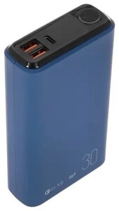 Зарядное устройство Power bank Olmio QS-30, 30000mAh, синий в Алматы от компании Trento