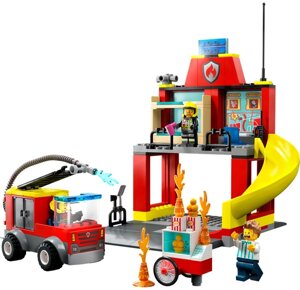 Lego 60375 Город Пожарная часть и пожарная машина в Алматы от компании Trento