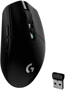 Мышка игровая беспроводная LOGITECH G305 LIGHTSPEED BLACK 12000dpi/BT/RGB/99g (910-005282)