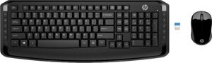 Беспроводная клавиатура и мышь HP Wireless Keyboard and Mouse 300, 3ML04AA