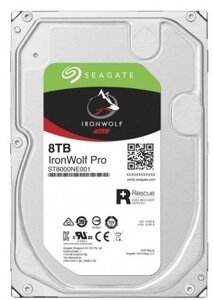 Жесткий диск для NAS систем 8Tb HDD Seagate IronWolf Pro ST8000NE001