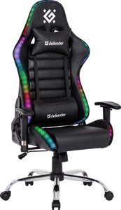 Игровое кресло Defender Ultimate (L) RGB, черный в Алматы от компании Trento