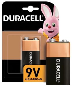Батарейка Duracell 9Vx1 MN1604 (066267)