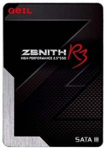 Твердотельный накопитель 1000GB SSD GEIL GZ25R3-1T ZENITH R3  2.5” SATAIII Чтение 560MB/s, Запись 505MB/s. в Алматы от компании Trento