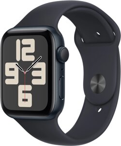 Apple Watch SE GPS 44mm Midnight Aluminium Case with Midnight Sport Band - M/L в Алматы от компании Trento
