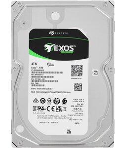 Корпоративный жесткий диск 4Tb Seagate Enterprise EXOS 7E10 SATA3 3.5" 256Mb 7200rpm ST4000NM000B