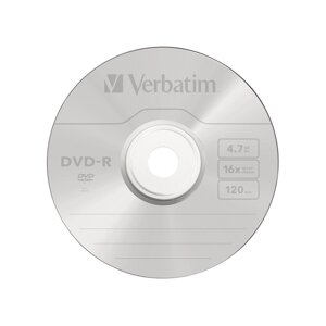 Диск DVD-R Verbatim (43548) 4.7GB 50штук Незаписанный в Алматы от компании Trento