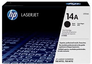 Картридж лазерный HP 14A для принтеров LaserJet Pro, ресурс 10 000 (ч/б) стр., черный в Алматы от компании Trento