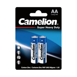 Батарейка CAMELION Super Heavy Duty R6P-BP2B 2 шт. в блистере в Алматы от компании Trento