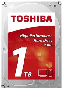 Жесткий диск HDD 1Tb TOSHIBA P300 SATA 6Gb/s 7200rpm 64Mb 3.5" HDWD110UZSVA