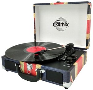 Проигрыватель виниловых пластинок RITMIX LP-120B UK Flag в Алматы от компании Trento